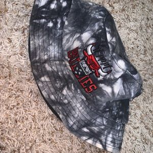 Chicago bulls tye dye bucket hat